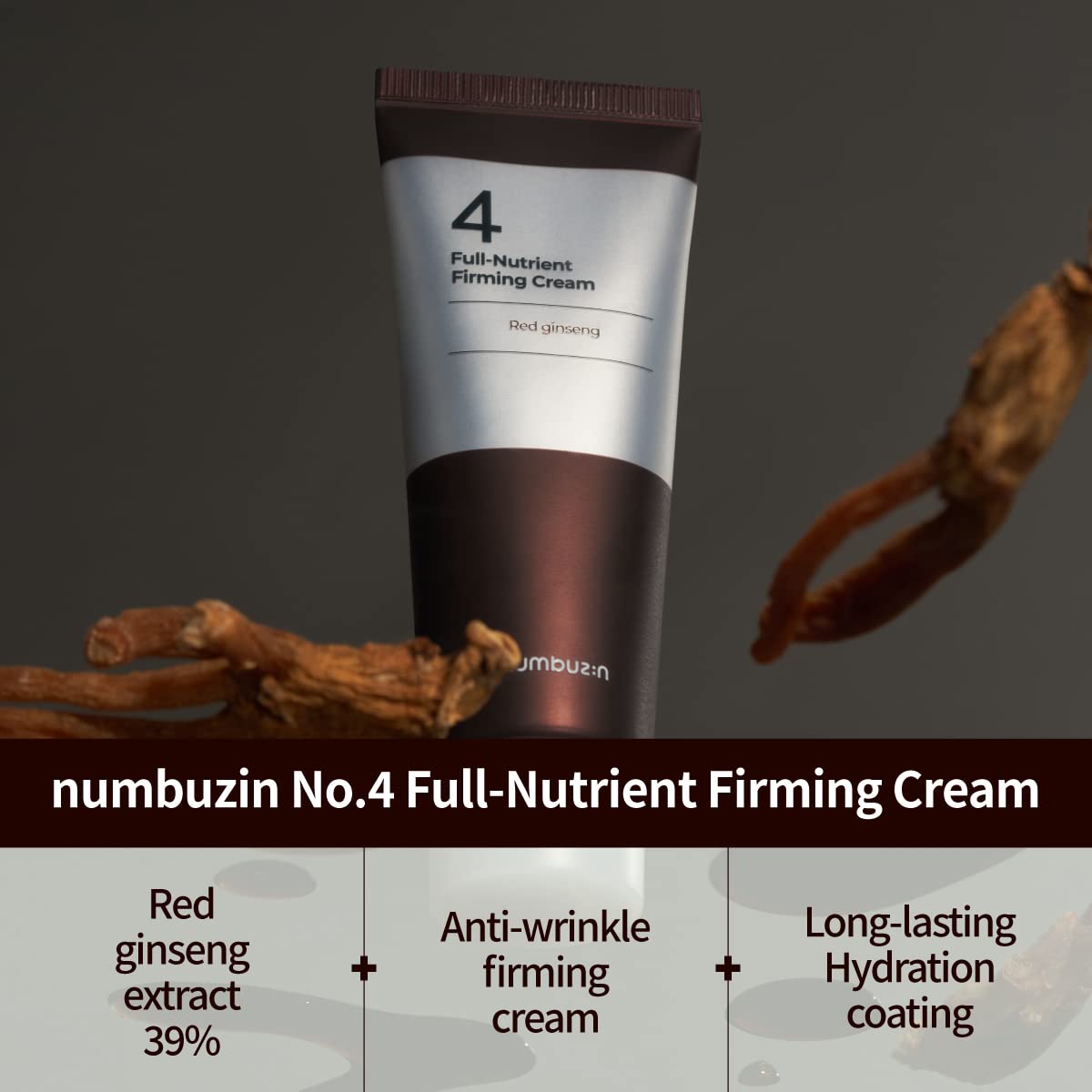 Numbuzin No.4 Full-Nutrient Firming Cream Red Ginseng Extract 2.02fl.oz.