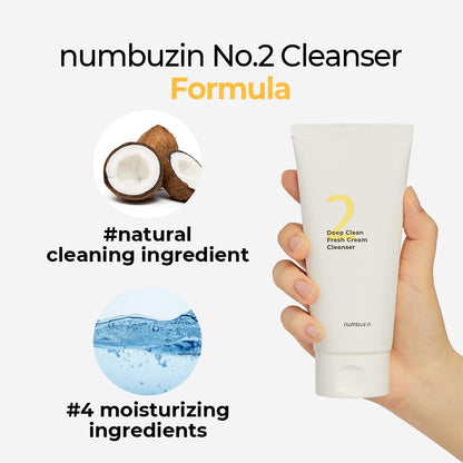 NUMBUZIN No.2 Cleansing Foam 120ml 4.05 fl. oz.