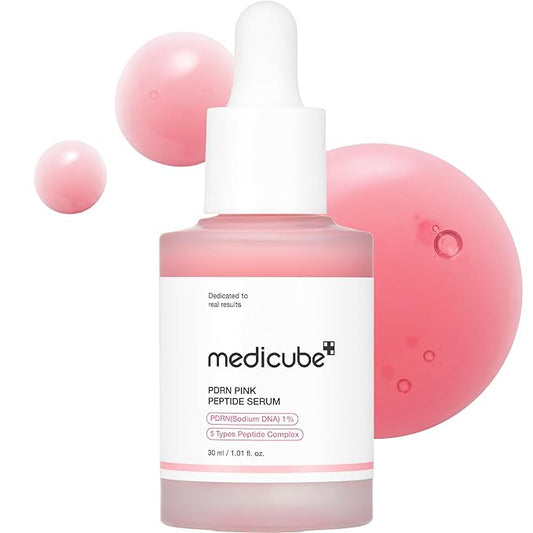 MEDICUBE Salmon DNA PDRN Pink Peptide Serum 30ml 1.01 fl.oz.