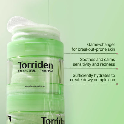 Torriden BALANCEFUL Cica Toner Pads 60 Pads