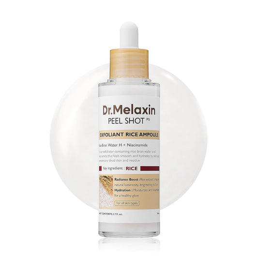 DR MELAXIN Peel Shot Glow White Rice Peeling Ampoule 80ml
