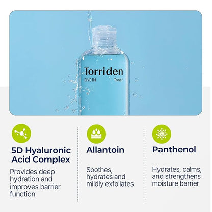 TORRIDEN Dive in Toner 300ml 10.14 fl. oz.