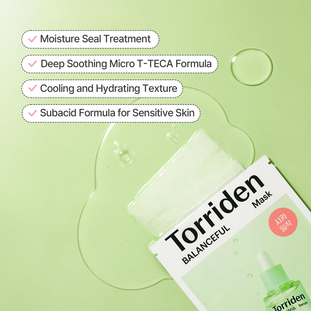TORRIDEN Balanceful Cica Mask Pack 10 Sheets