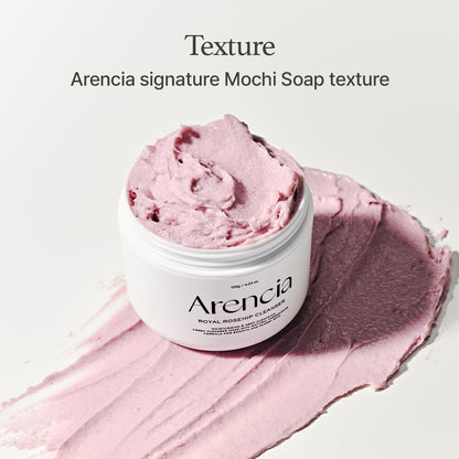 ARENCIA Rosehip Brightening Rice Mochi Face Cleanser 120g