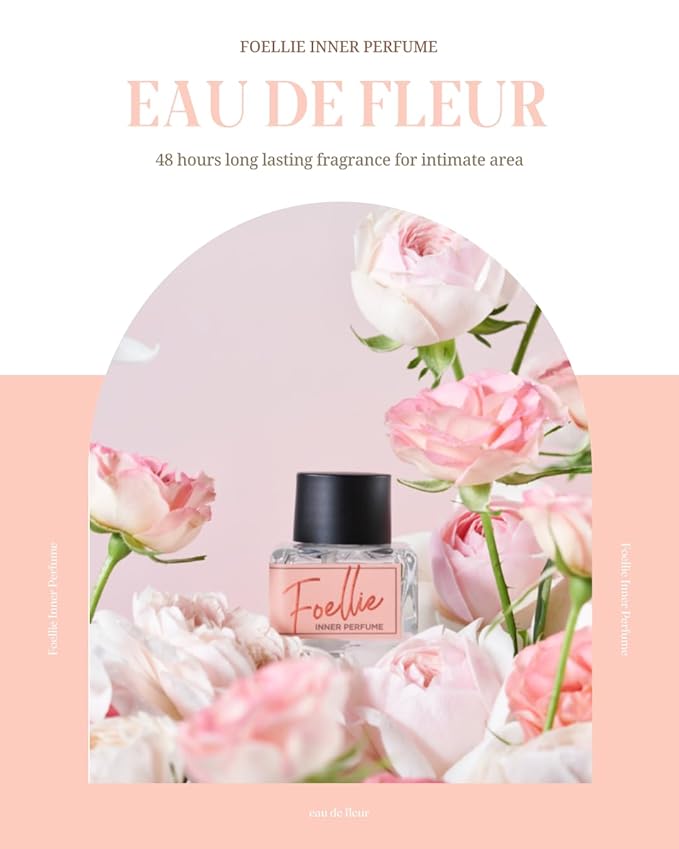 FOELLIE eau de Fleur - Feminine Inner Beauty Perfume for Underwear 5ml 0.169 fl oz