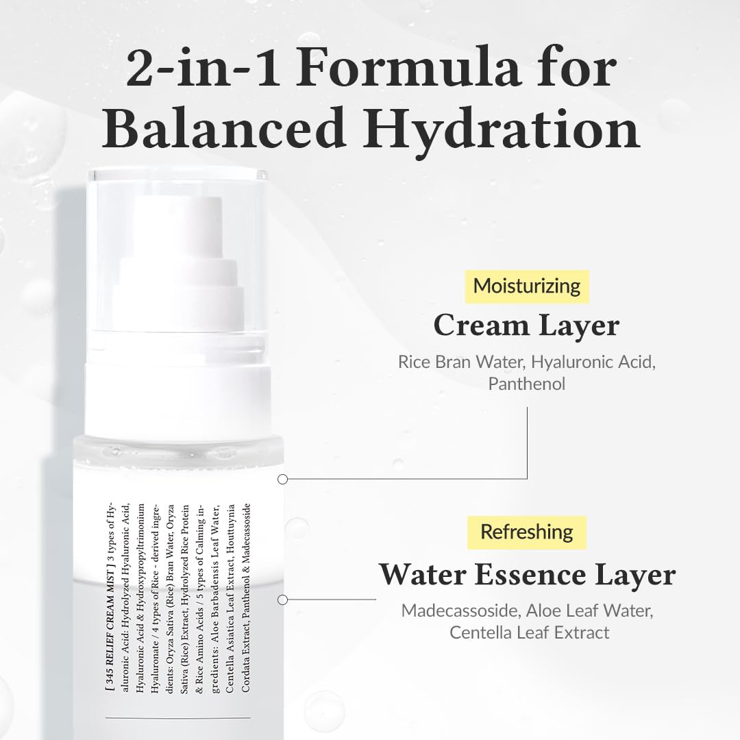 DR ALTHEA 345 Relief Cream Mist 100ml 3.38 Fl Oz