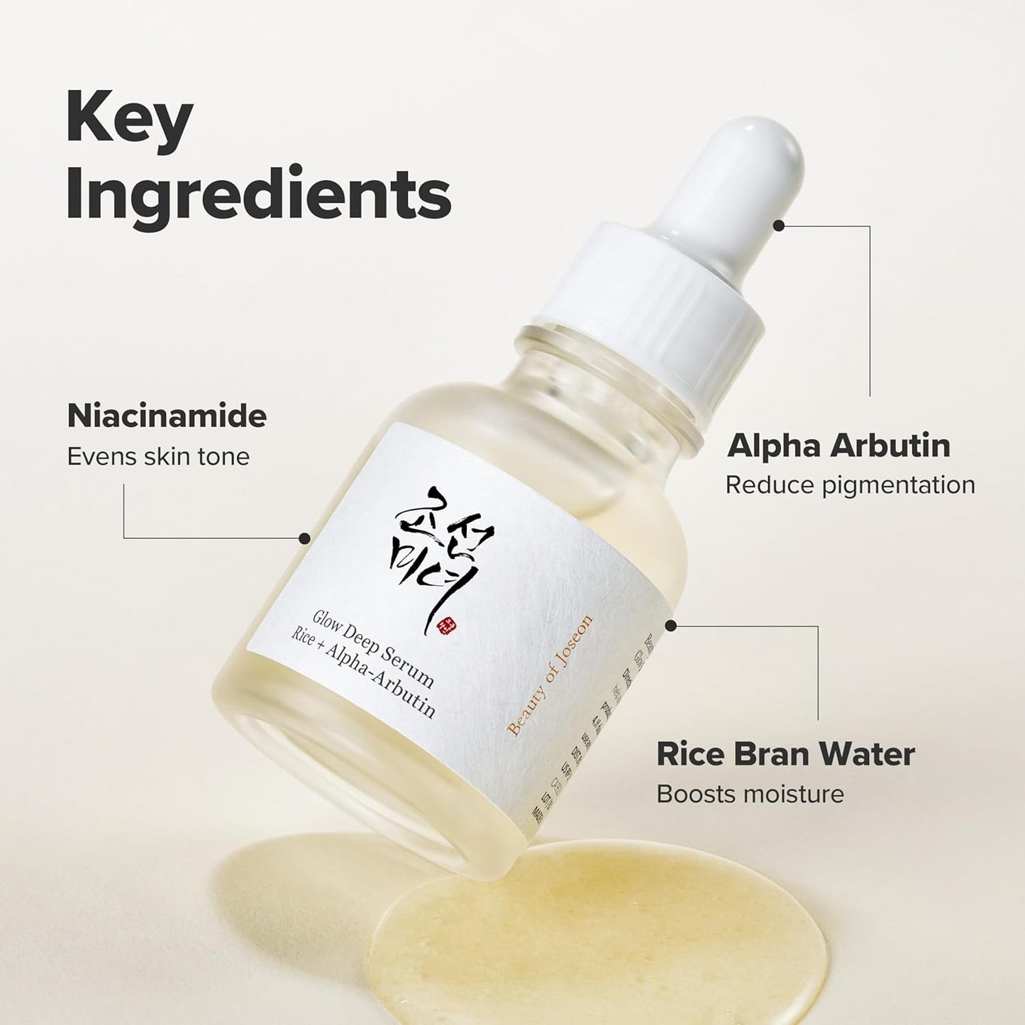 BEAUTY OF JOSEON Glow Deep Serum : Rice + Alpha-Arbutin 30ml / 1.01 fl. oz.