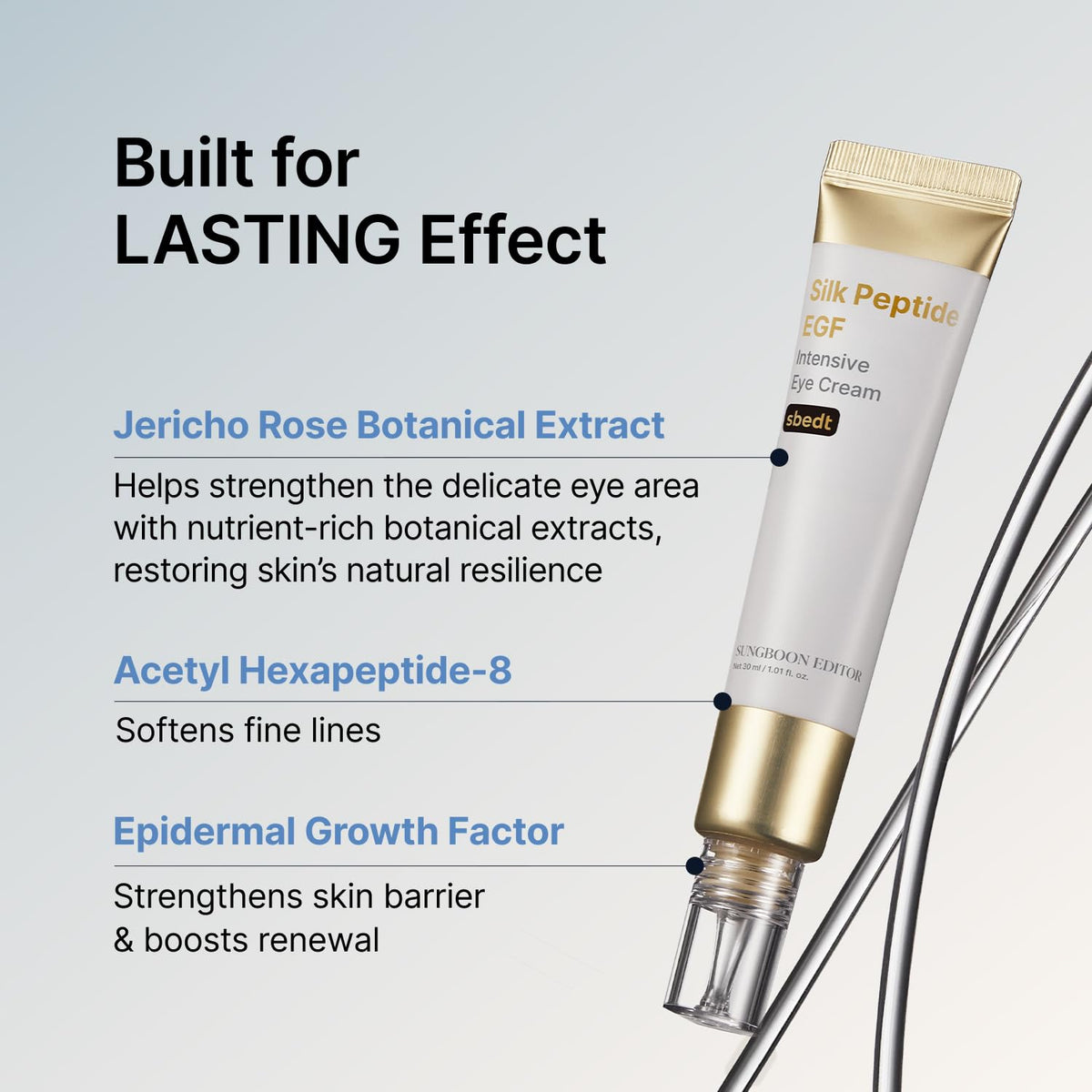 SUNGBOON EDITOR Silk Peptide EGF Intensive Eye Cream 30ml