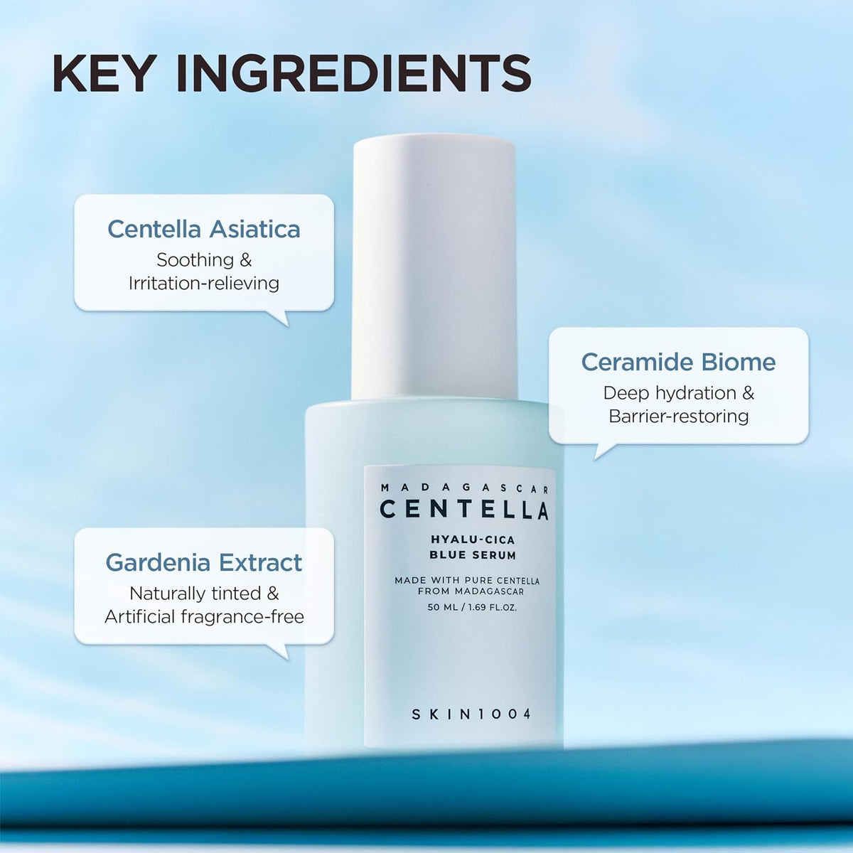 SKIN1004 Madagascar Centella Hyalu-Cica Blue Serum 50ml 1.69fl.oz