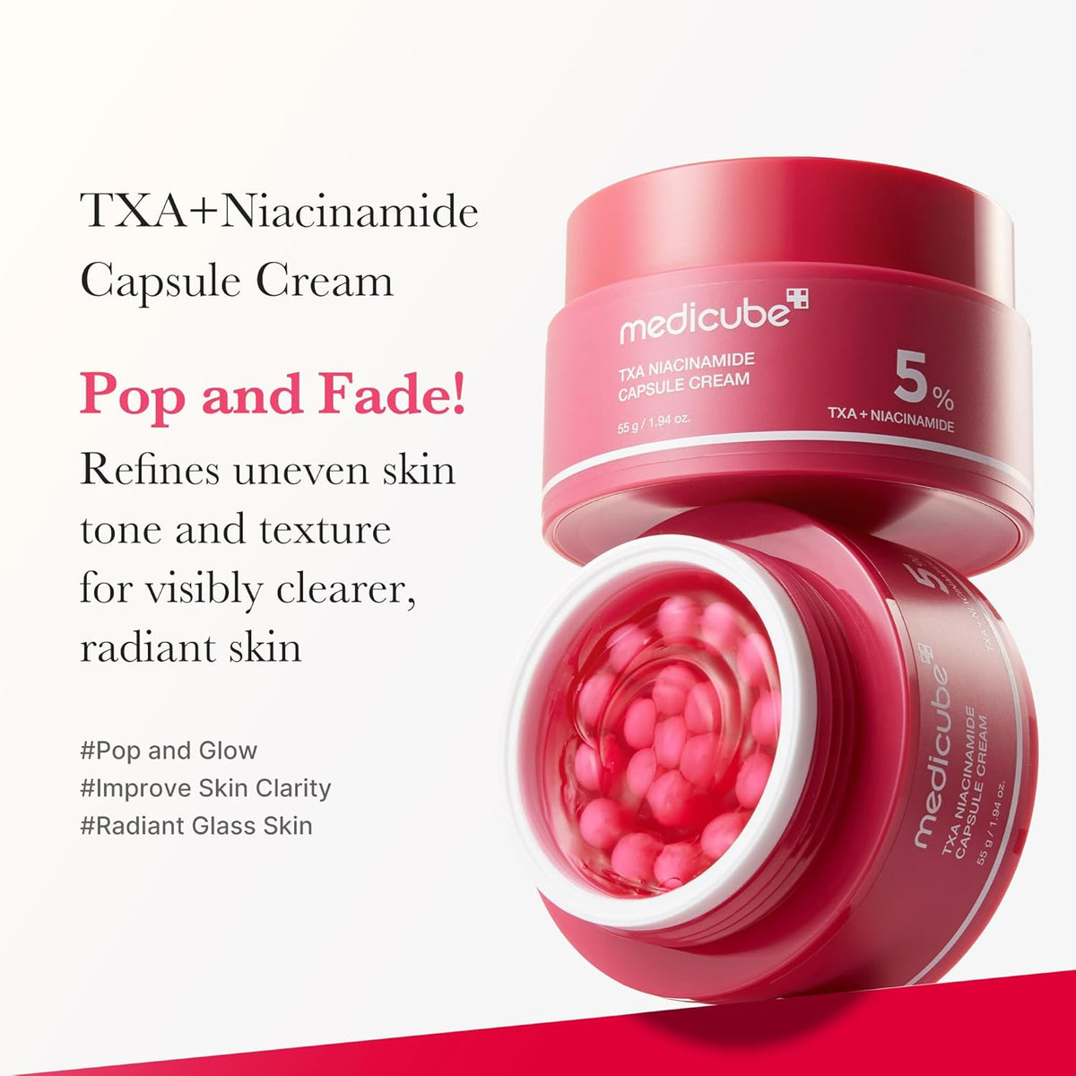 MEDICUBE TXA+Niacinamide Capsule Cream 55g 1.94oz