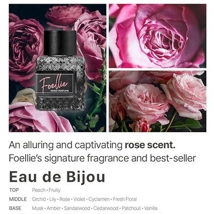 FOELLIE eau de Bijou Feminine Inner Beauty Perfume for Underwear 5ml 0.169 fl.oz
