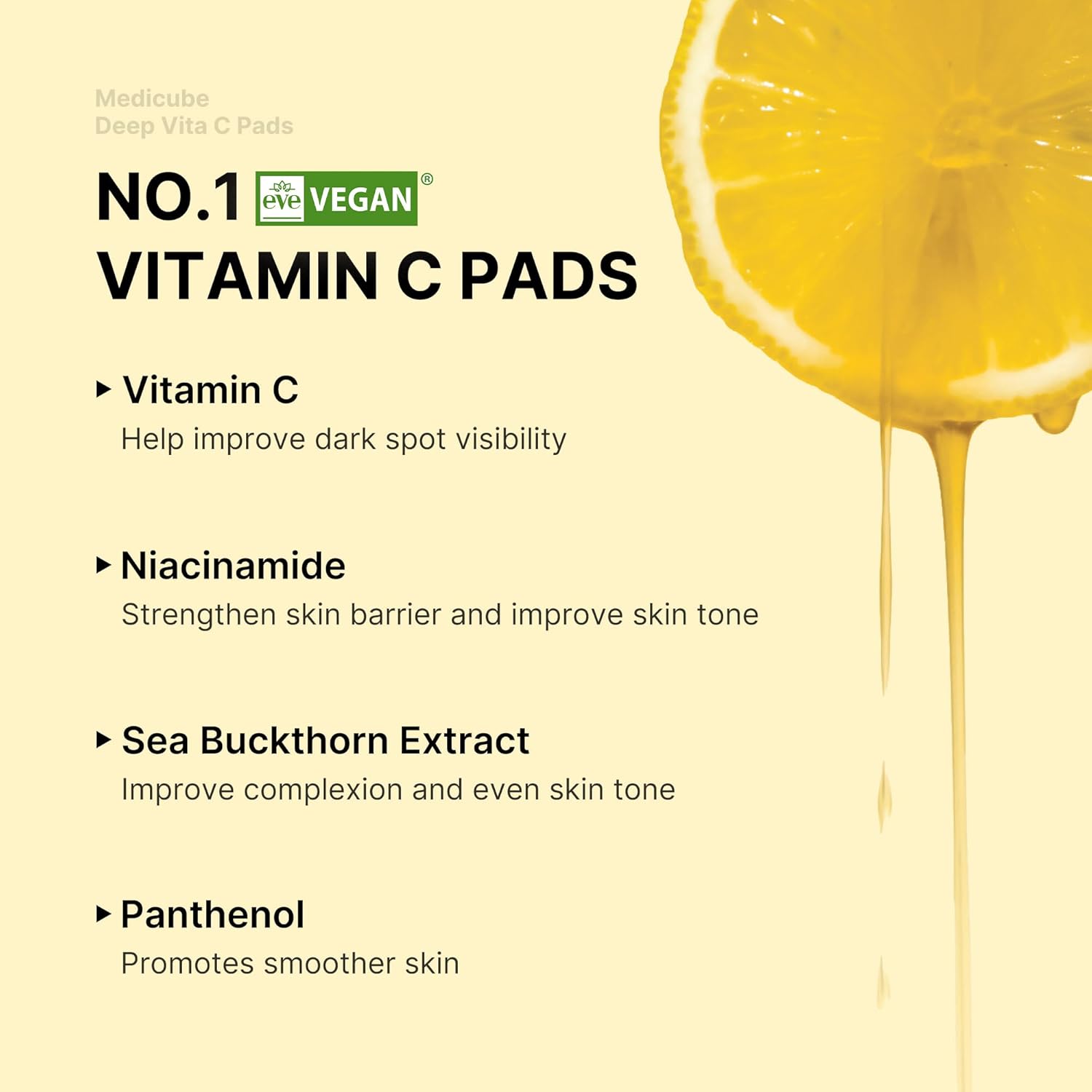 MEDICUBE Deep Vita C Pad Vitamin Niacinamide 70 Pads