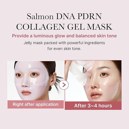 MEDICUBE Salmon DNA PDRN Pink Collagen Jelly Gel Overnight Mask 1 Sheet