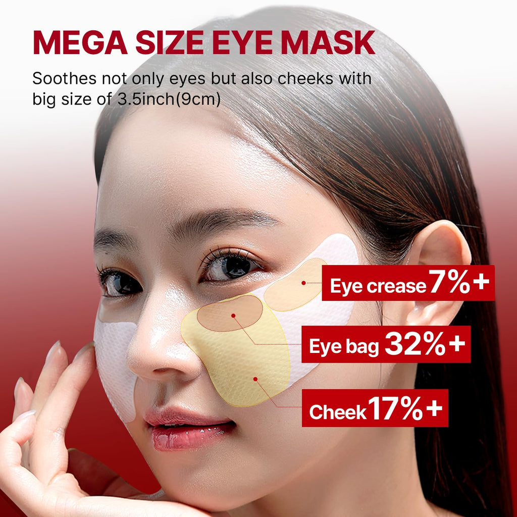MEDITHERAPY Mega Under Eye Masks Wrinkle-Fit Tangle Eye Patch 4 Pairs