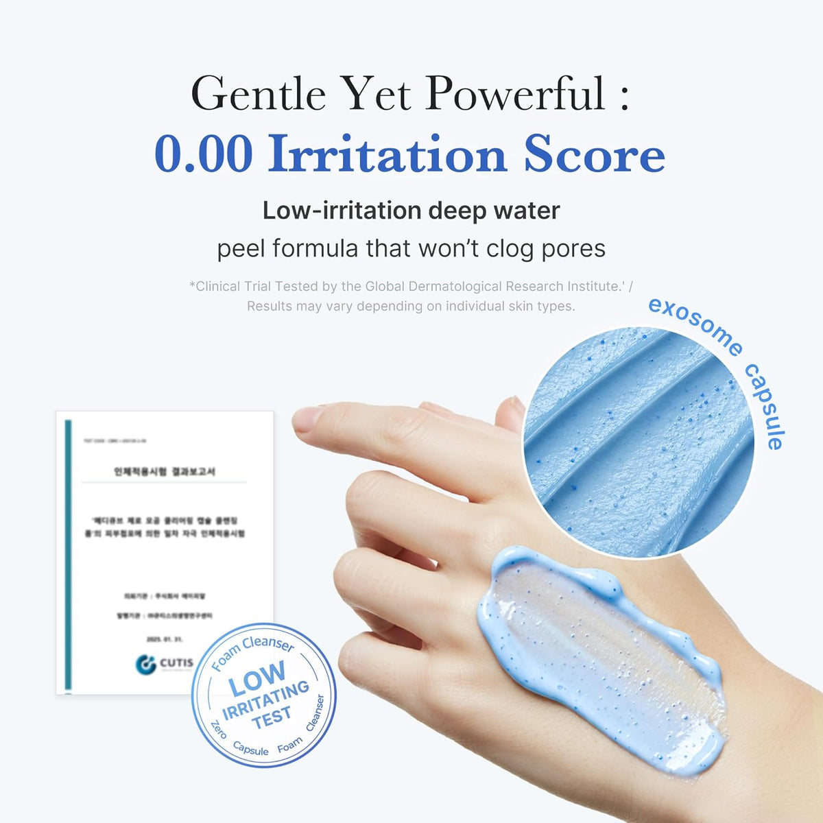 MEDICUBE Zero Pore SA Clear Capsule Cleansing Foam 120g 4.23 oz