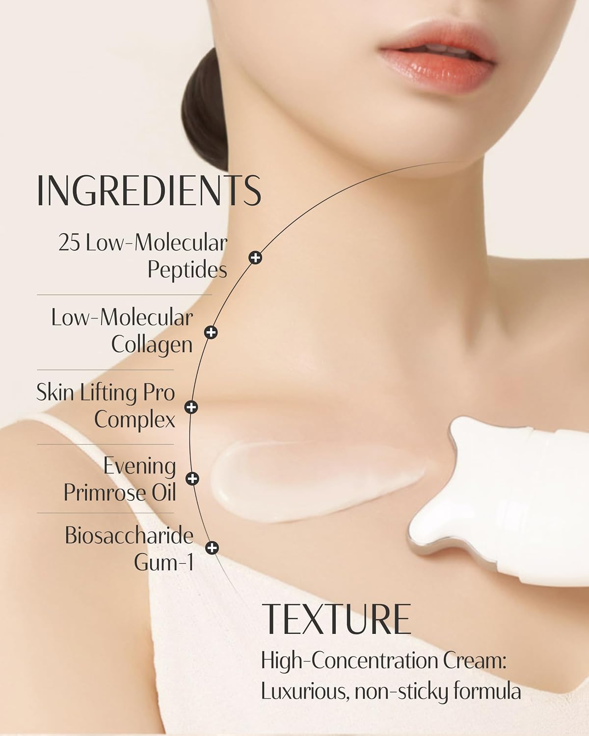 DR. PEPTI Gua Sha Neck Firming Cream 4.05 fl oz 120 mL