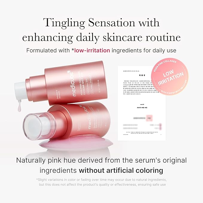 MEDICUBE PDRN Pink Collagen Exosome Shot Serum 2,000 PPM 30ml 1.01 fl.oz