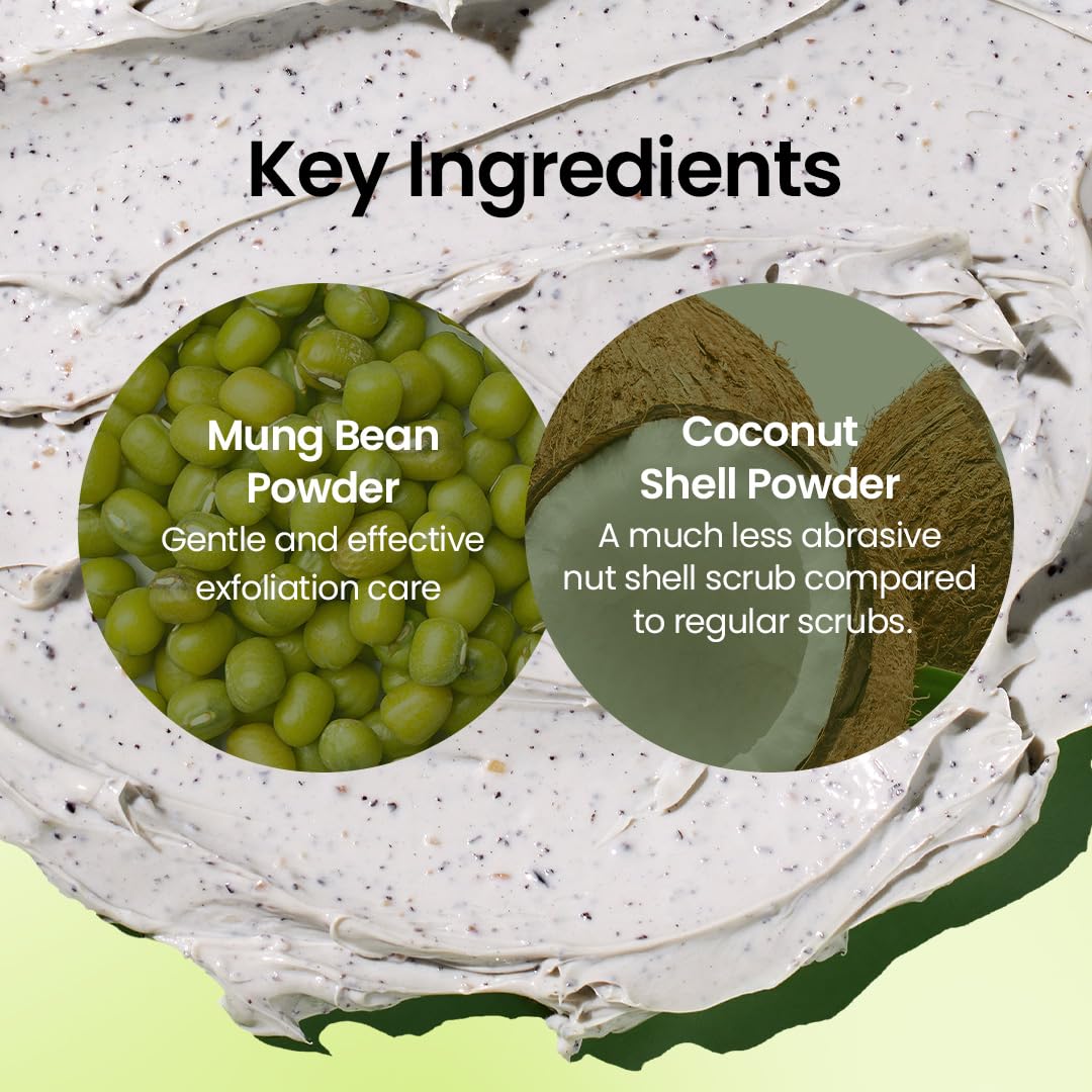 BEPLAIN Mung Bean Pore Clay Mask 4.05 fl oz /120ml  Wash Off Mask for Blackhead