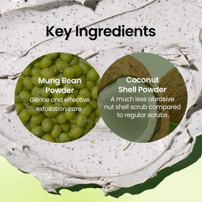 BEPLAIN Mung Bean Pore Clay Mask 4.05 fl oz /120ml  Wash Off Mask for Blackhead