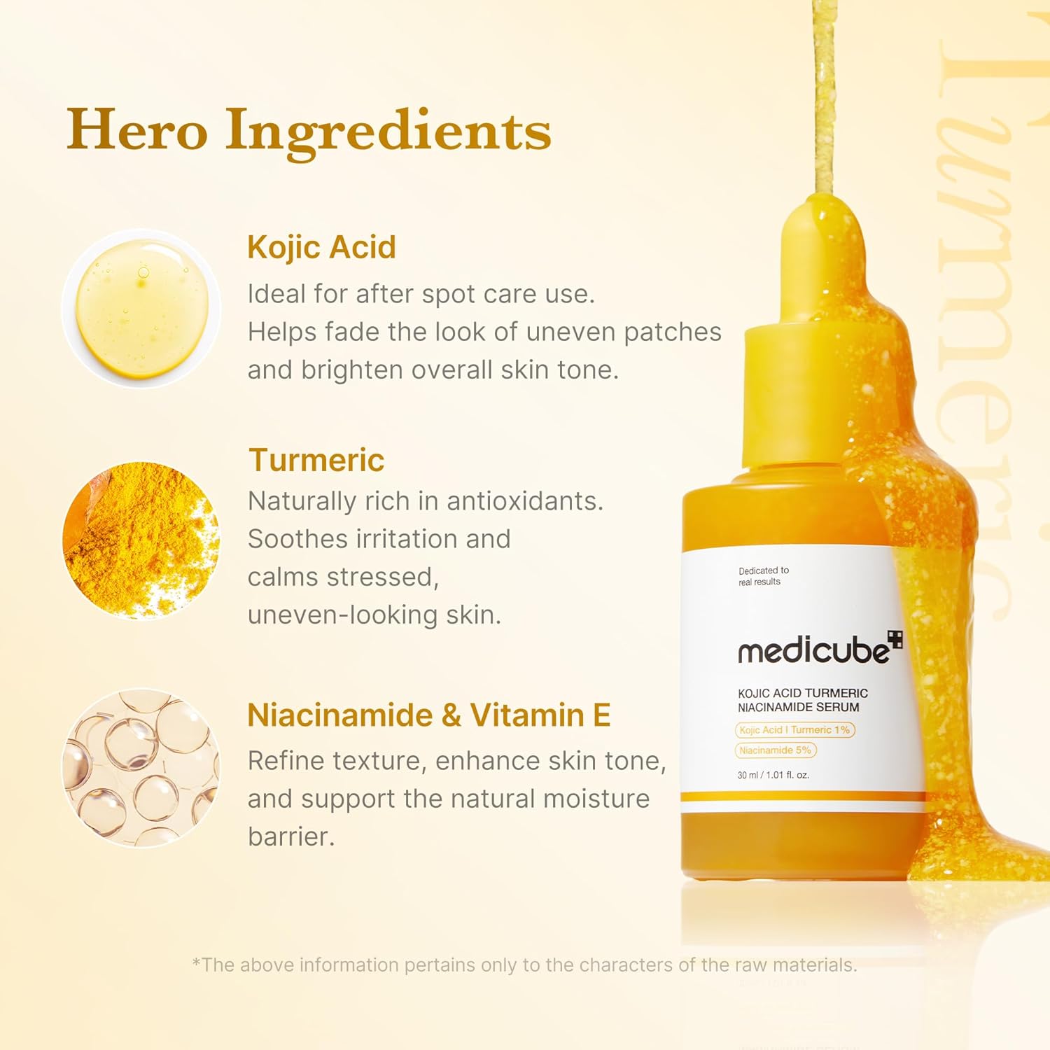 MEDICUBE Kojic Acid Turmeric Niacinamide Capsule Serum 30ml 1.01fl.oz