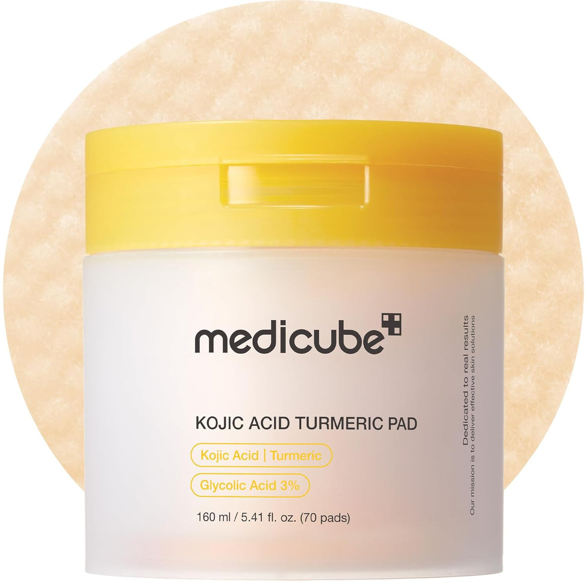 MEDICUBE  Kojic Acid Turmeric Clarifying Toner Pad 70 Pads