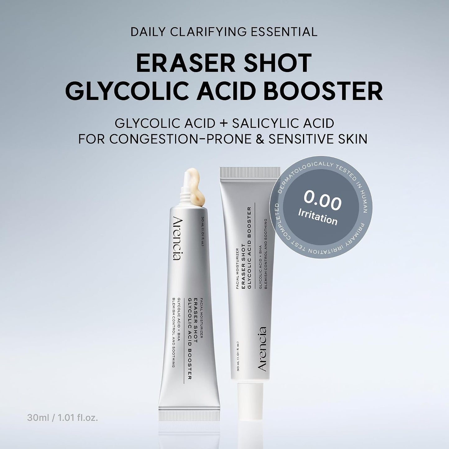 ARENCIA Eraser Shot Glycolic Acid Booster 30 mL 1.01 fl. oz.
