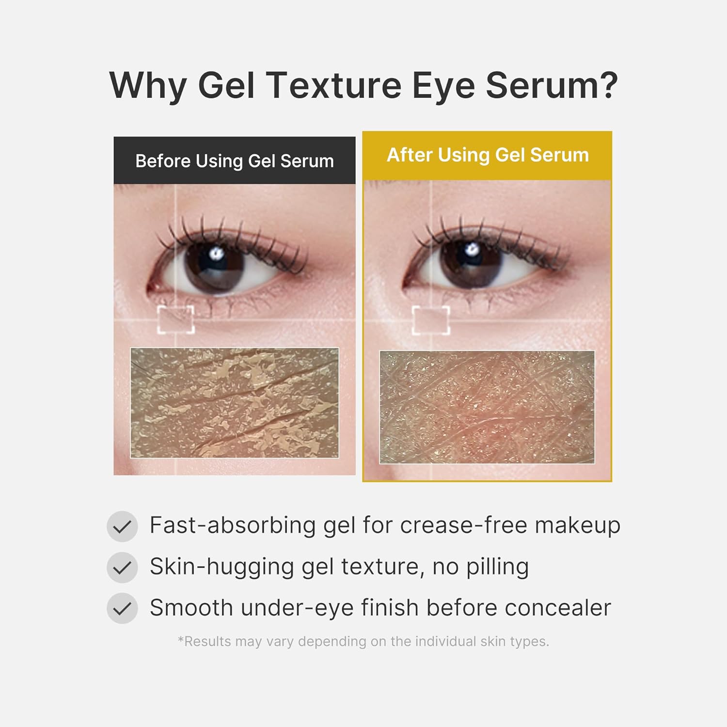 MEDICUBE Kojic Acid Turmeric Vita Eye Gel Serum 30ml 1.01 fl.oz