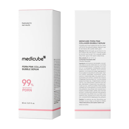 MEDICUBE PDRN Pink Collagen Bubble Serum 95ml 3.21 fl.oz