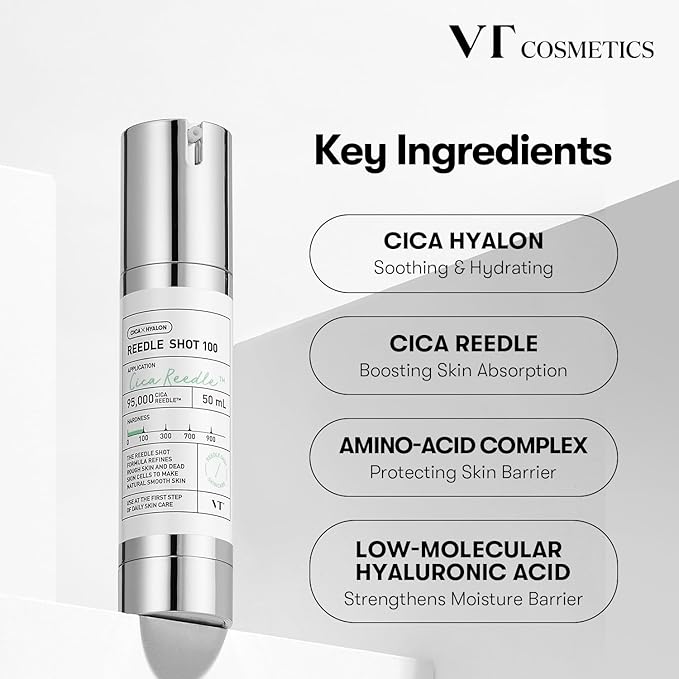 VT COSMETICS CICA Reedle Shot 100 Essence 50ml 1.69 fl oz
