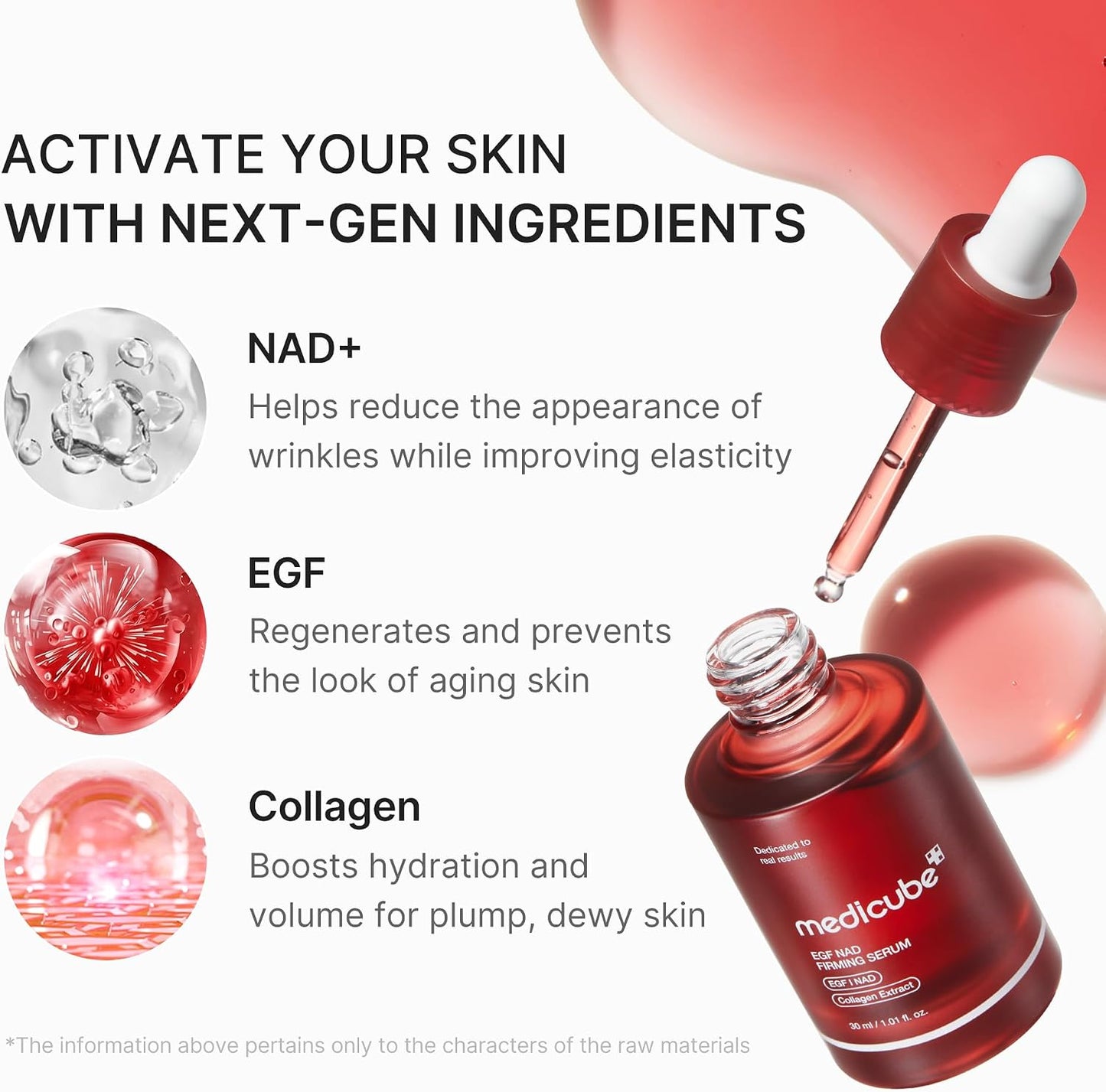 MEDICUBE EGF NAD+ Firming Serum 30ml 1.01 fl.oz.