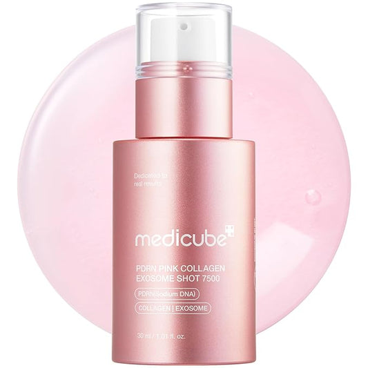 MEDICUBE PDRN Pink Collagen Exosome Shot Serum 7,500 PPM 1.01 fl.oz