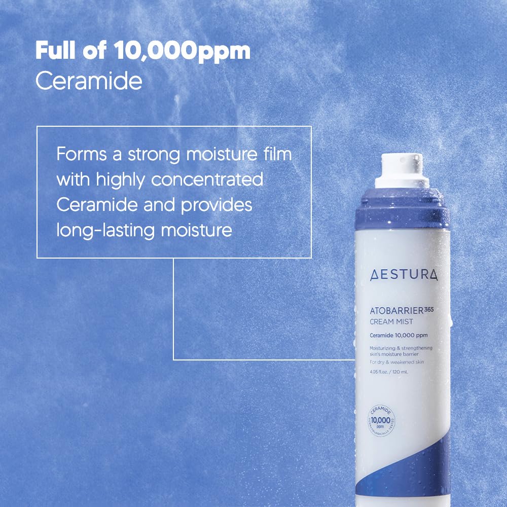 AESTURA ATOBARRIER365 CERAMIDE Cream Mist 4.05 oz, 120ml