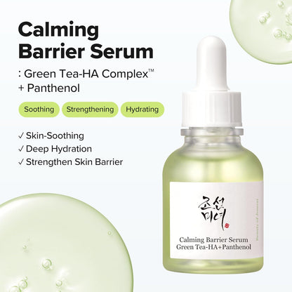 BEAUTY OF JOSEON Green Tea Calming Barrier Serum 30ml, 1.01 fl.oz