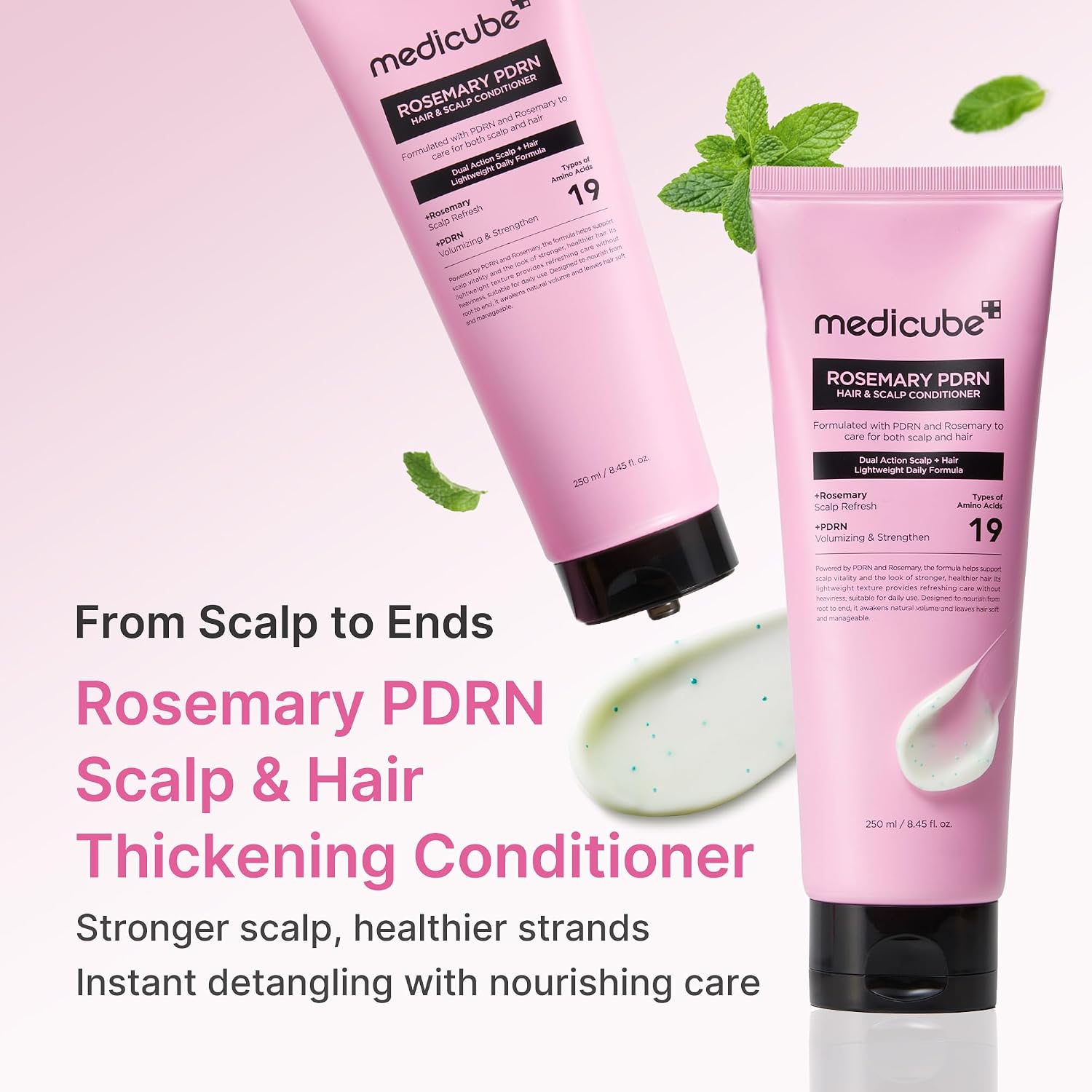 MEDICUBE Rosemary PDRN Scalp to Strand Thickening Conditioner 250ml 8.45 fl.oz