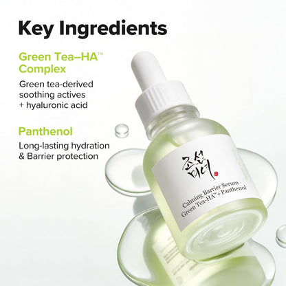 BEAUTY OF JOSEON Green Tea Calming Barrier Serum 30ml, 1.01 fl.oz