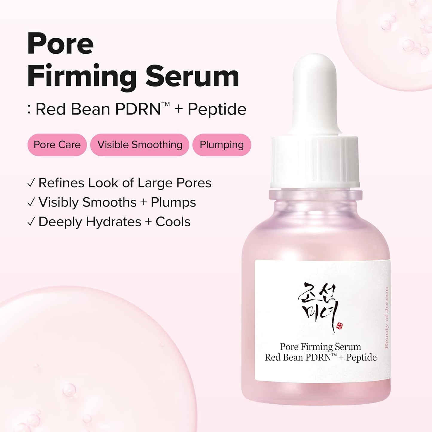 BEAUTY OF JOSEON Red Bean PDRN + Peptide Pore Firming Serum 30ml