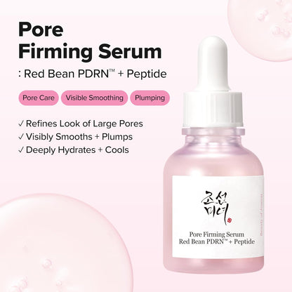 BEAUTY OF JOSEON Red Bean PDRN + Peptide Pore Firming Serum 30ml