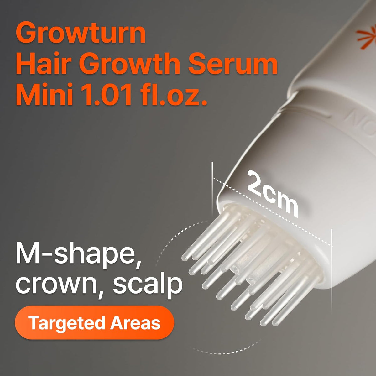 LILYEVE GROWTURN Hair Growth Serum with Built-in Brush