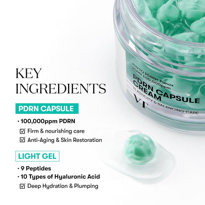 VT COSMETICS PDRN Capsule Cream 100 50ml 1.69 fl. oz.