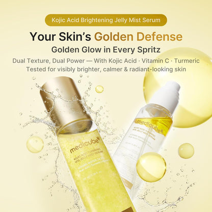 MEDICUBE Kojic Acid Turmeric Vitamin Gold Jelly Mist Serum 100ml 3.38 fl.oz