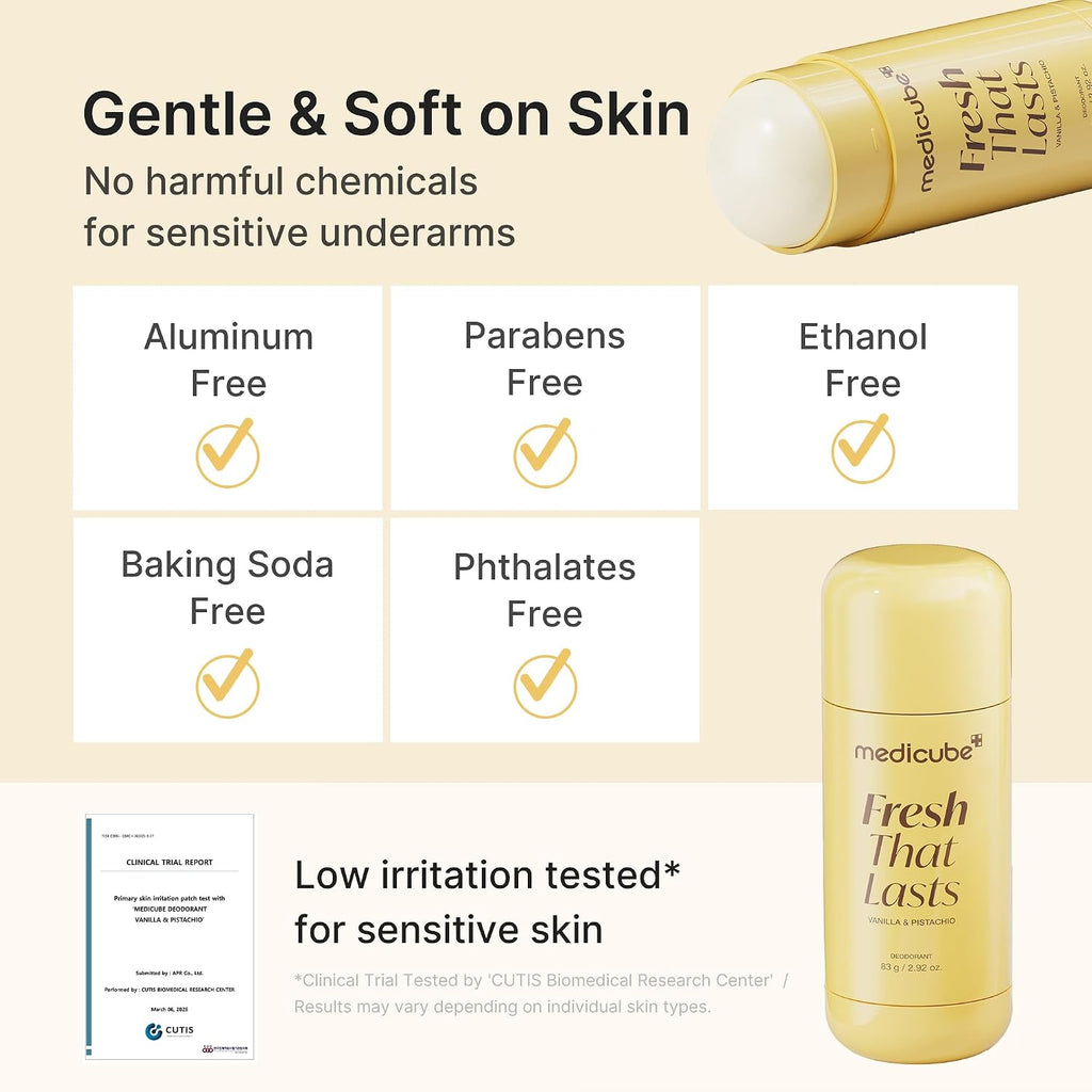 Medicube Fresh That Lasts Vanilla & Pistachio Deodorant 83 g