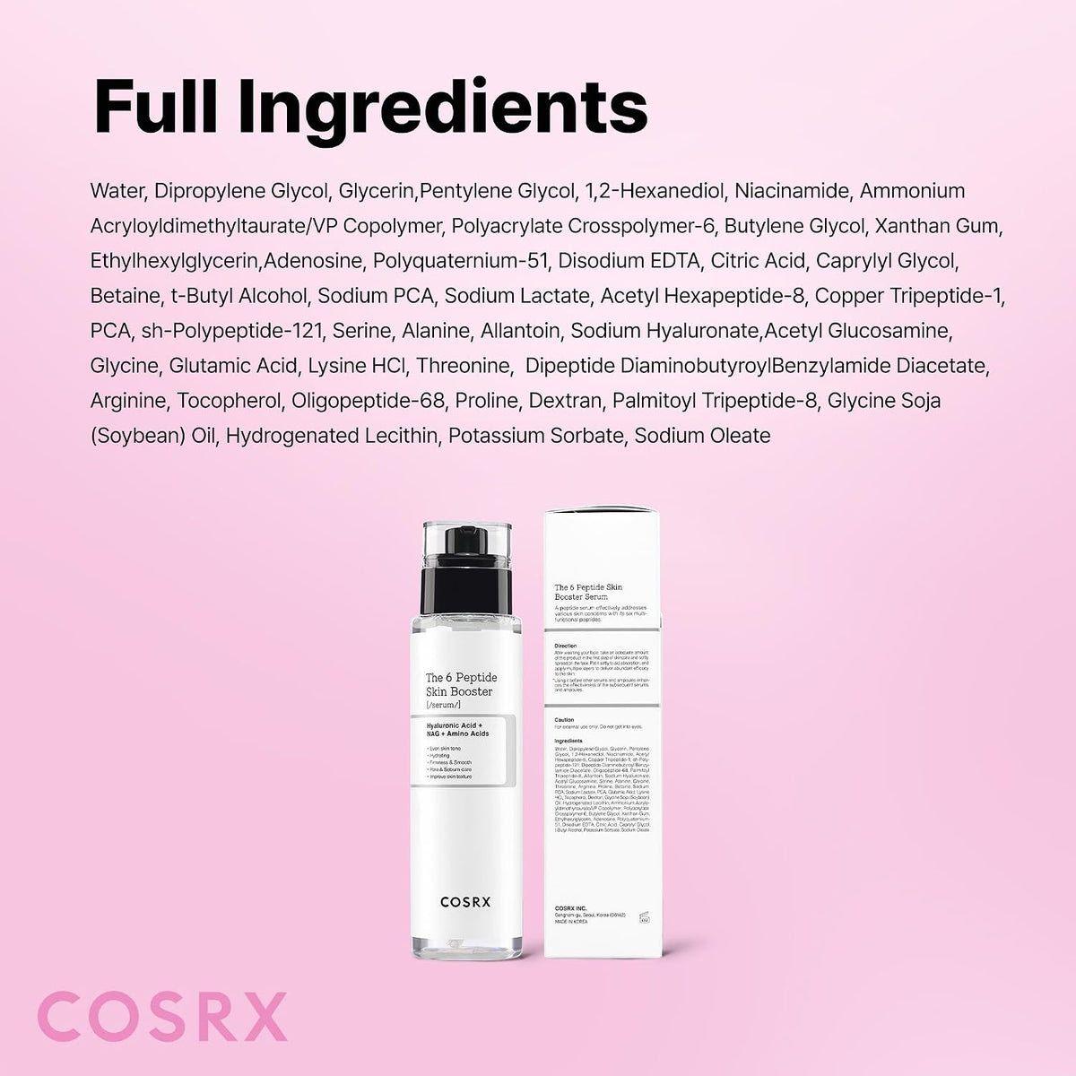 COSRX The 6 Peptide Skin Booster Serum 150ml