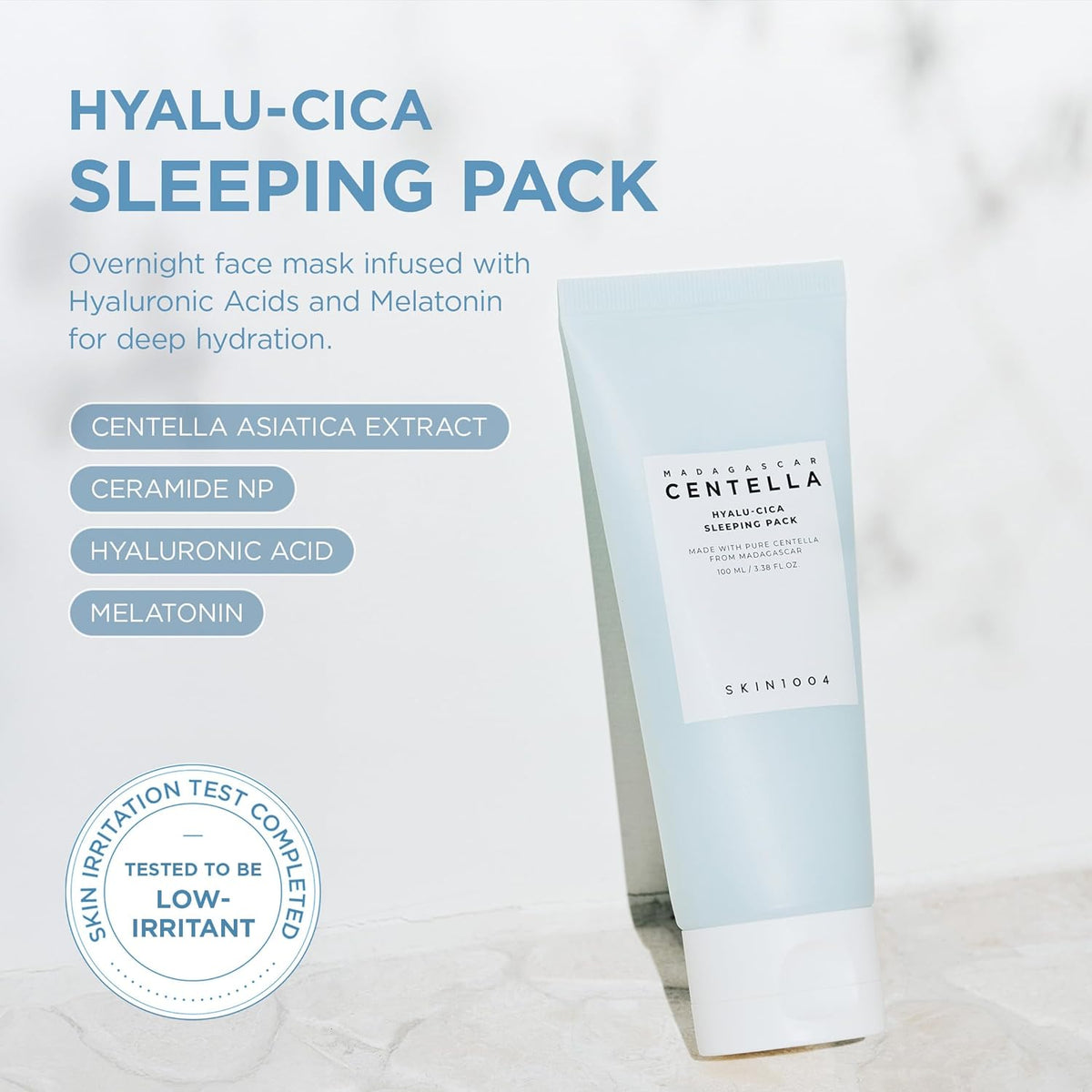 SKIN1004 Madagascar Centella Hyalu-Cica Sleeping Mask 100ml 3.38 fl.oz