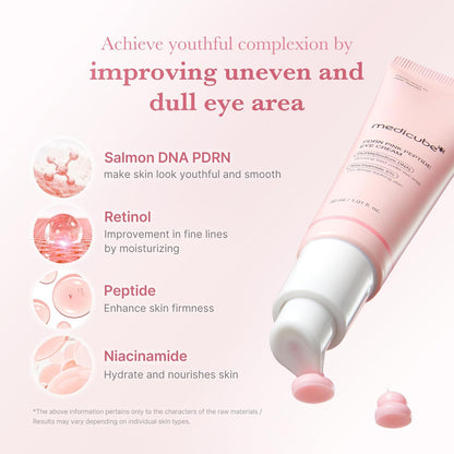 MEDICUBE Salmon DNA PDRN Pink Peptide Eye Serum 1.01fl.oz
