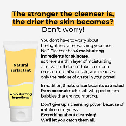 NUMBUZIN No.2 Cleansing Foam 120ml 4.05 fl. oz.
