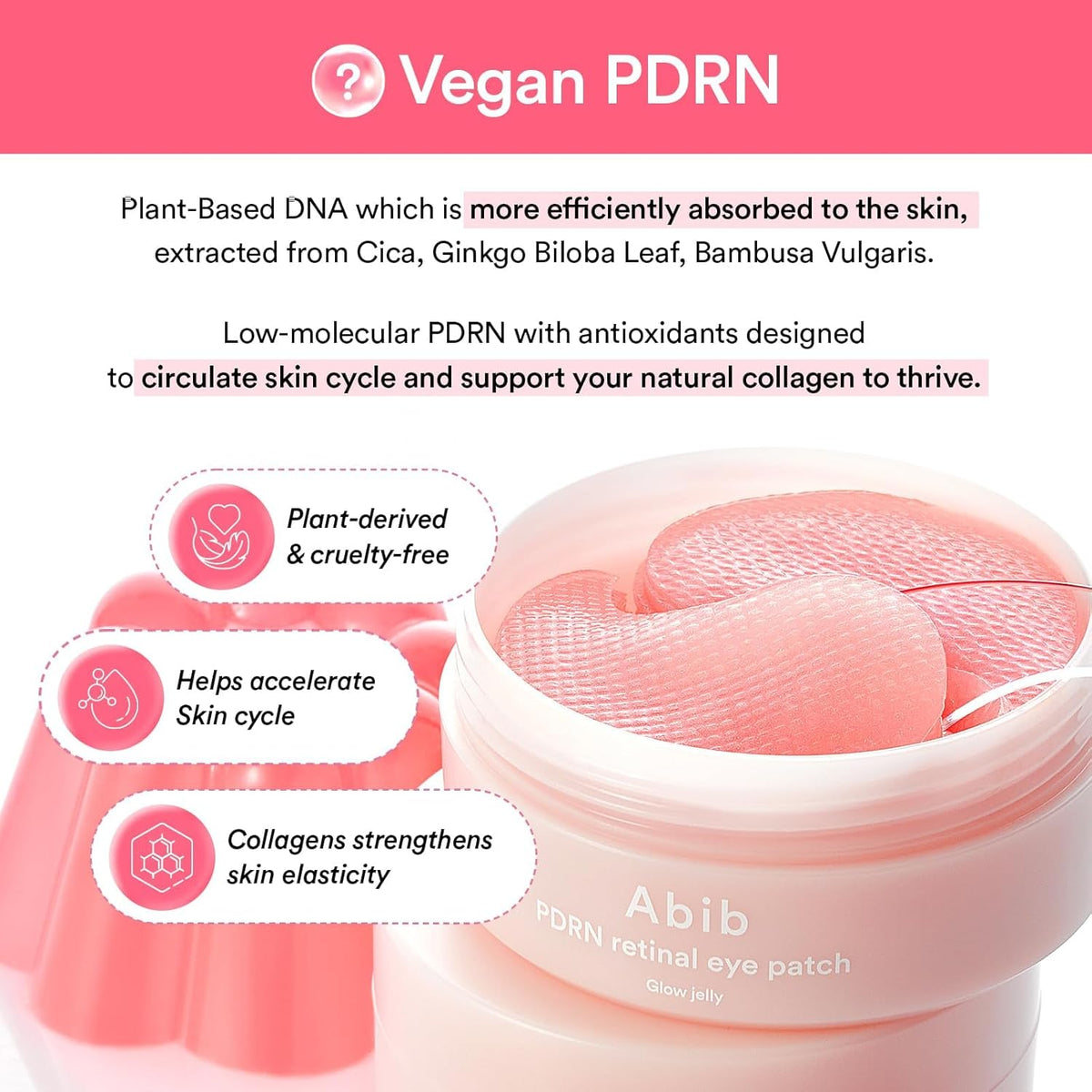ABIB PDRN Retinal Hydrogel Eye Patch 60 Patches 84g