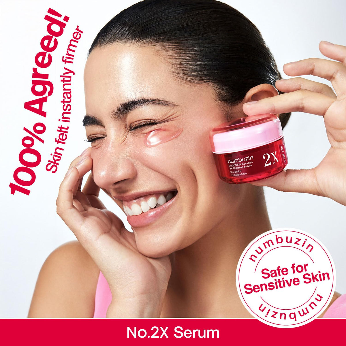 NUMBUZIN No.2 Rose PDRN Collagen 2X Plumping Serum 30ml 1.01 fl.oz.