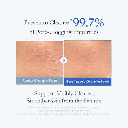 MEDICUBE Zero Pore SA Clear Capsule Cleansing Foam 120g 4.23 oz