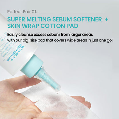 ILSO SUPER MELTING SEBUM SOFTENER (COTTON PAD 40pcs) SET