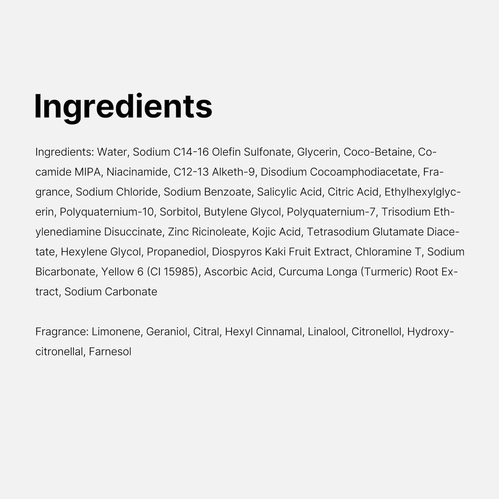 MEDICUBE Kojic Acid Turmeric Brightening Body Wash 400ml 13.52 fl.oz